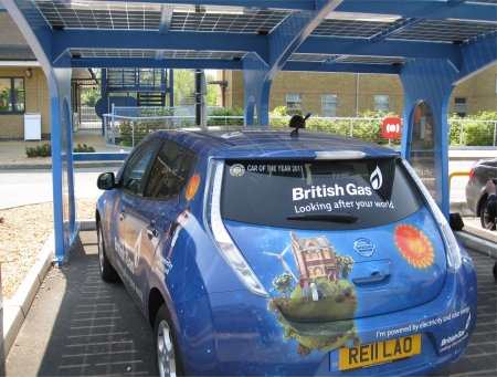British Gas Nissan Leaf