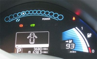 Nissan Leaf - Power Remaining Indicator