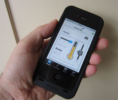 British Gas Remote Heating Control App