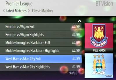 BT Vision Sport Screenshot