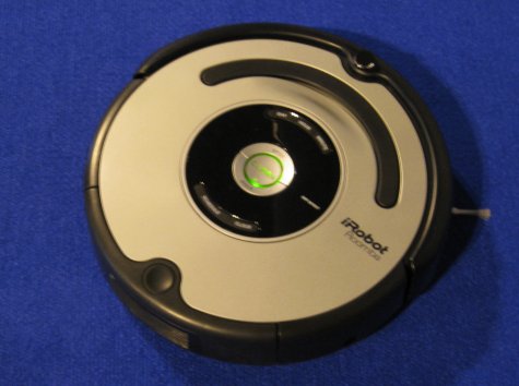 The iRobot Vaccuum Cleaner in action