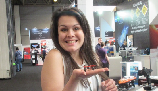 Kelly, hands-on with a tiny drone