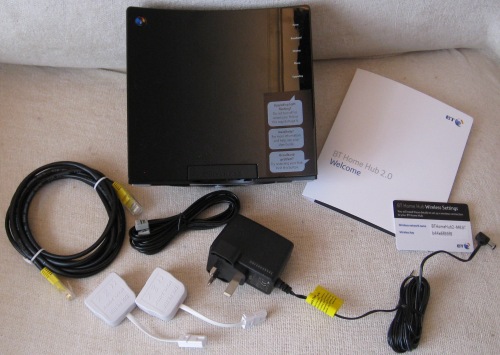 BT Home Hub 2.0 Box Contents