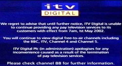 ITV Digital Closedown