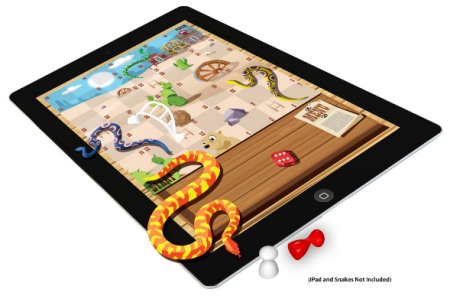 Snakes & Ladders game on the iPad
