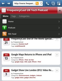FrequencyCast on Android