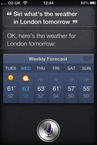 Siri - Weather Forecast
