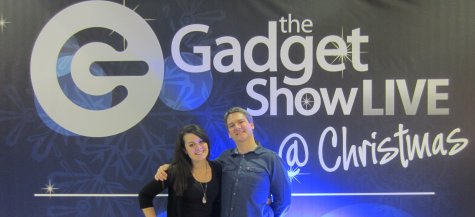 Kelly and Pete at Gadget Show Live Christmas 2013 at Earls Court