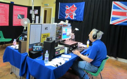 One of the HF operators, working the world on the amateur radio bands