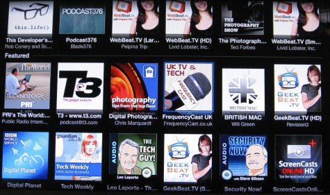 Apple TV Podcast Browser Screenshot