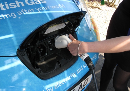 Charging the Nissan Leaf