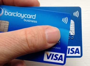 Contactless payment credit cards