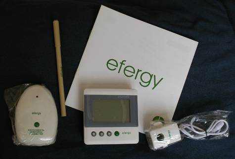 Efergy box contents