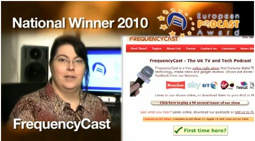 FrequencyCast Wins UK Podcast Award