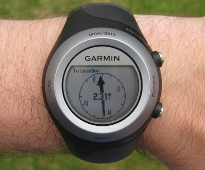 Garmin 405 Compass