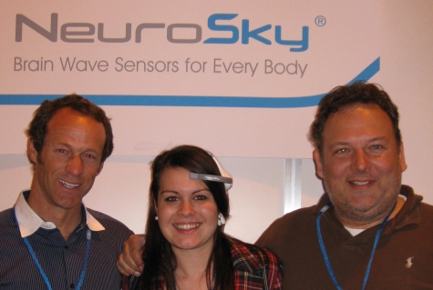 Kelly in 2011 with Neurosky