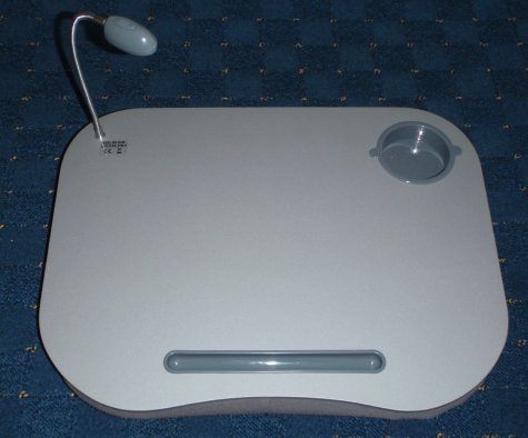 An empty Lap Tray Cushion