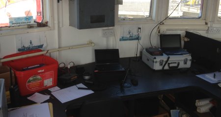 The ham radio setup from March 2012 on the LV18