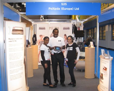 psiXpda stand at Gadget Show Live