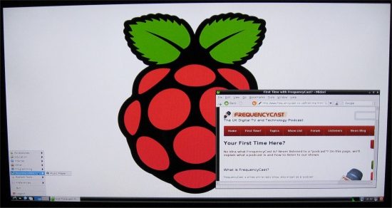 Raspberry Pi Main Screen