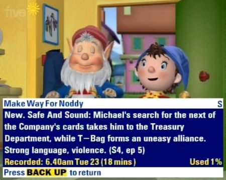 Skys EPG gets confused Skys EPG gets confused