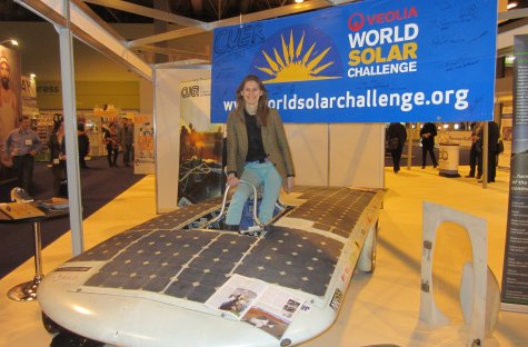 Affinity, the first of Cambridge's solar cars