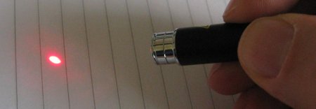 Targus Laser Pen Laser in use
