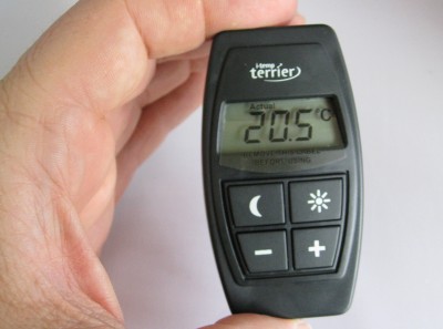 The Terrier i-temp handheld remote controller