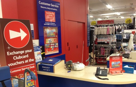 Tesco Customer Services Desk