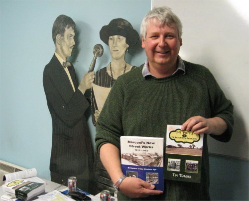 Tim Wander, with his books