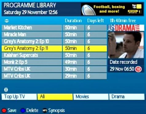 TUTV Anytime Library