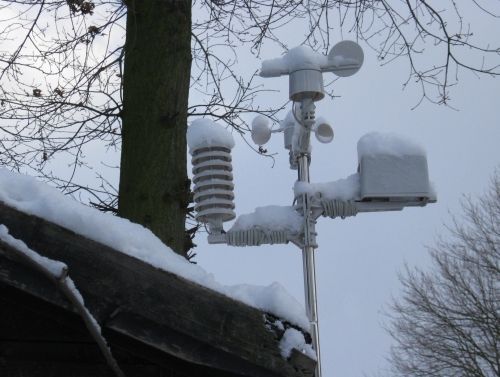 Weather Station Sensors on Shed