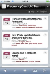 FrequencyCast Blog iPhone After