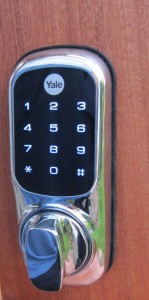 Yale Lock Touchscreen