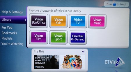 YouView BT Vision Player